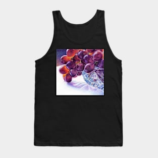 Grapes in Crystal Bowl Tank Top